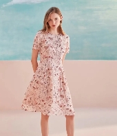 ARTIS雅迪斯女装2020夏季新款粉色系列连衣裙
