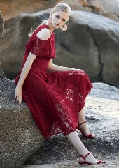 Ditto迪图女装2020夏季新款红色单品系列
