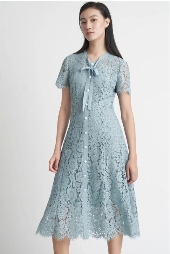 LANCY FROM25女装2020夏季新款蕾丝连衣裙系列