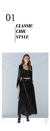 JAC杰客女装2020夏季新款搭配流行趋势：黑白，写尽斑斓