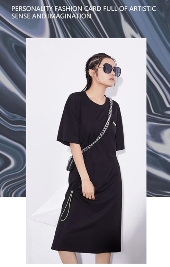 BEINI�i妮女装2020夏季黑色搭配：夏日出街扮酷必备