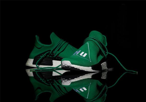 iams x adidas Originals全新Hu NMD系列绿色鞋