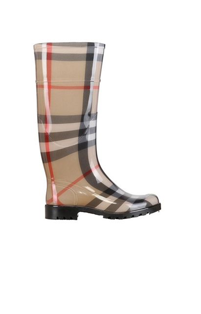 BURBERRY 30MM LISBON CHECK RUBBER BOOTSѥ