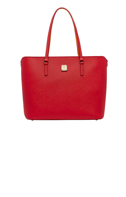 mcm2013新款红色手提包附小袋urbanstyler系列购物包dmwp3aln19ps