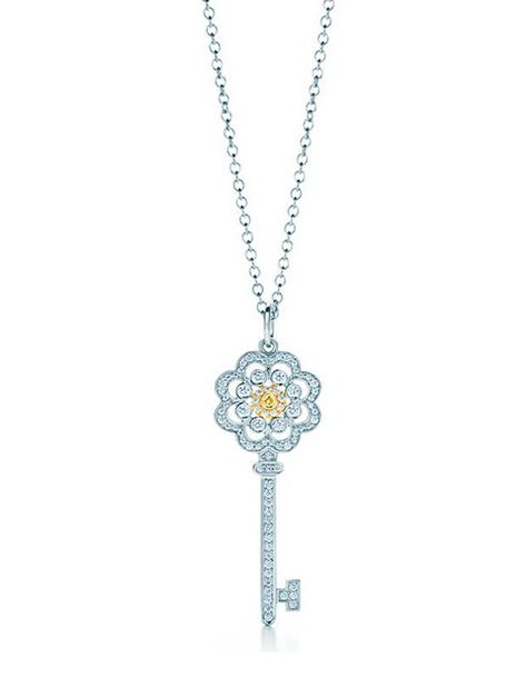 Tiffany&Co.ܽ18KԲλõ廨Կ׵׹5Lux035743g_p48979