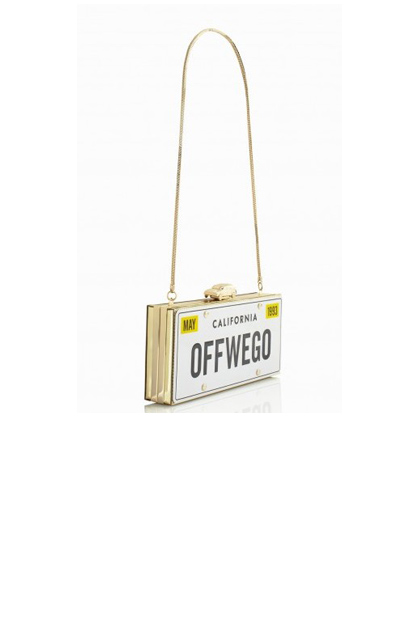 ء˿Kate Spade ROAD TRIP LICENSE PLATE CLUTCHuð