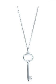 Tiffany & Co.蒂芙尼925银色大号钥匙项链