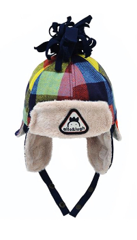 allo&lugh阿路和如童帽2014冬季新款男童彩色休闲高顶套头儿童护耳帽子A14H5BE047