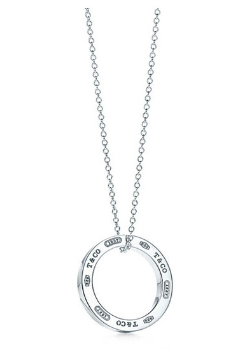 Tiffany & Co.蒂芙尼925银单环1837系列项链