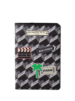 Barbara Rihl新款法国进口时尚手绘印花设计师原创卡包护照夹 H006BBV01