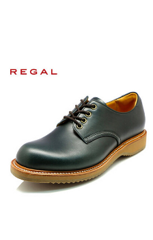 REGAL丽格男鞋商务休闲系带低帮固特异皮鞋T04N