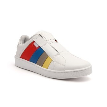 Men's Prince Albert White Red Blue Gray Yellow Leather S