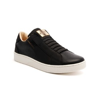 Women's Adelaide Black Leather Sneakers