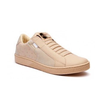 Men's Adelaide Toasted Almond Leather Sneakers